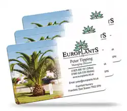 Biodegradable plastic cards