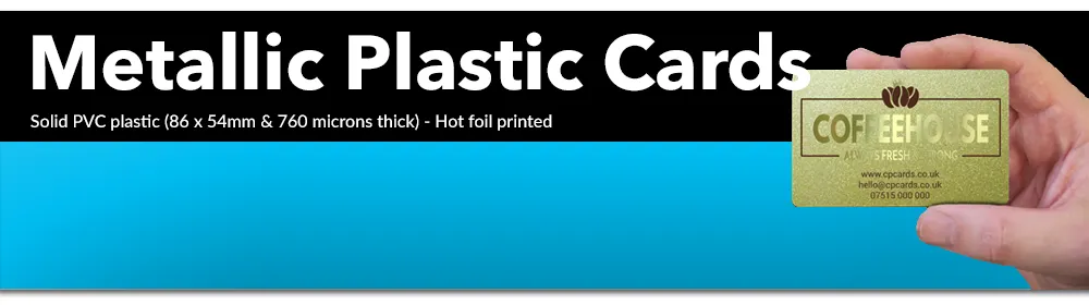 metallic plastic card artwork guide