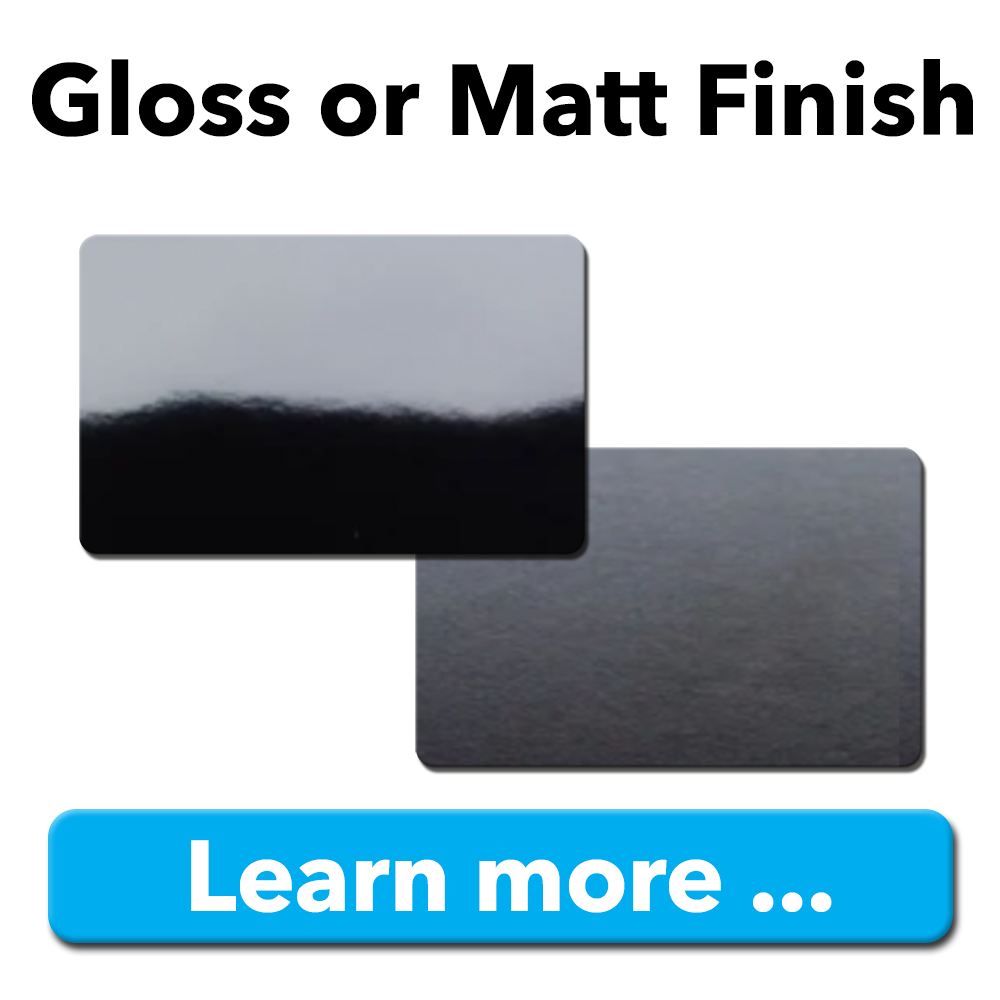 gloss matt finish