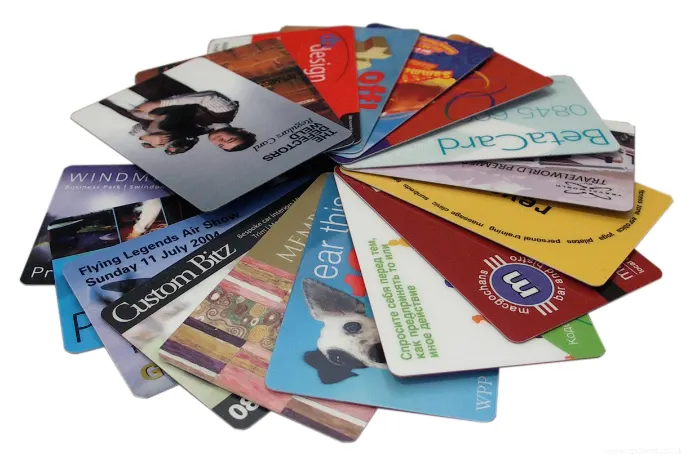 plastic cards examples