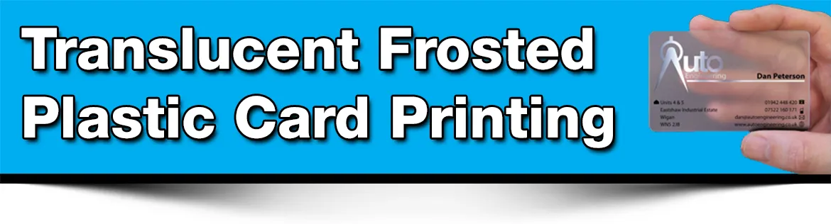 frosted plastic business cards