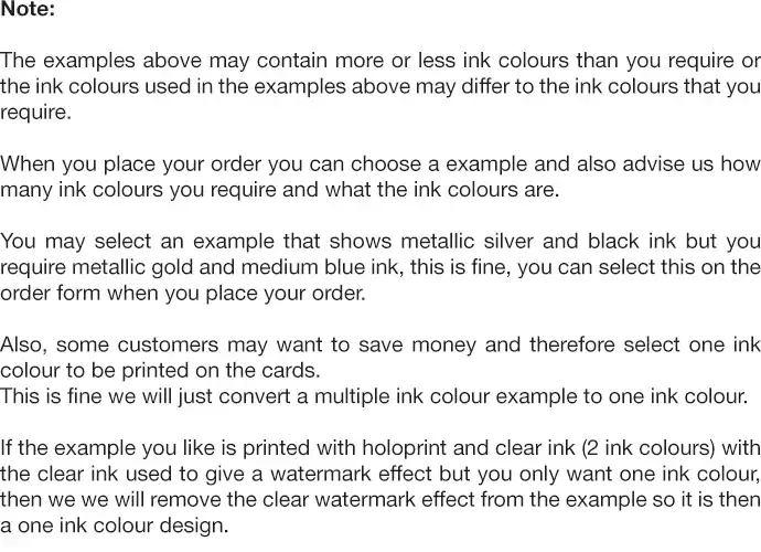 ink colours