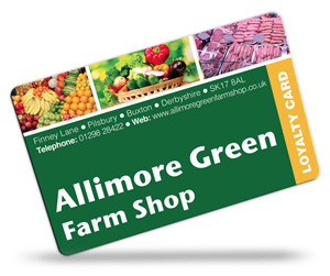 Allimore Green Farm Shop Loyalty Cards