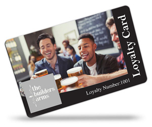 The Builders Arms Loyalty Cards