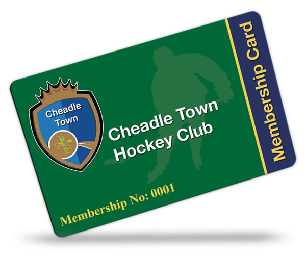 Cheadle Town Hockey Club Membership Cards