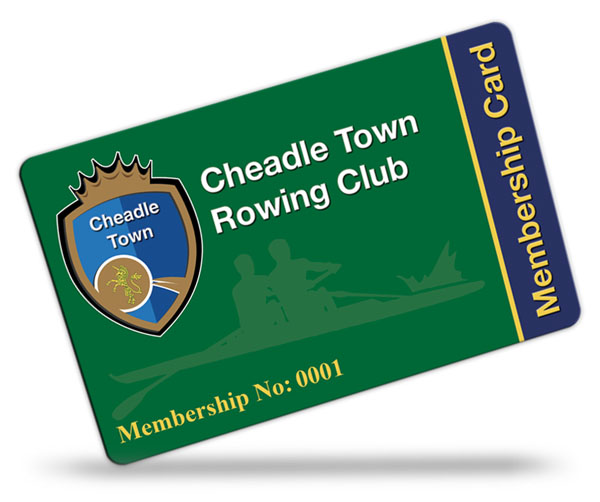 Cheadle Town Rowing Club Membership Cards
