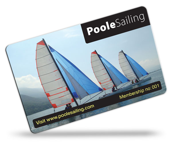 sailing club membership card examples