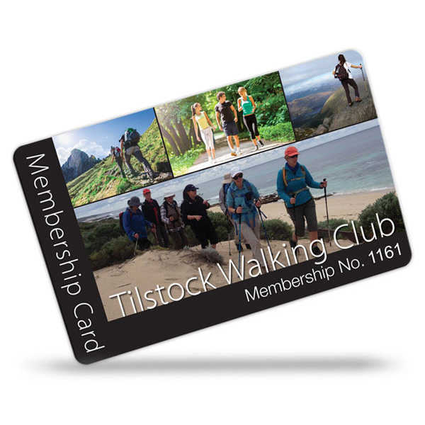 membership cards for Walking, Mountaineering, Hiking and Rambling Club