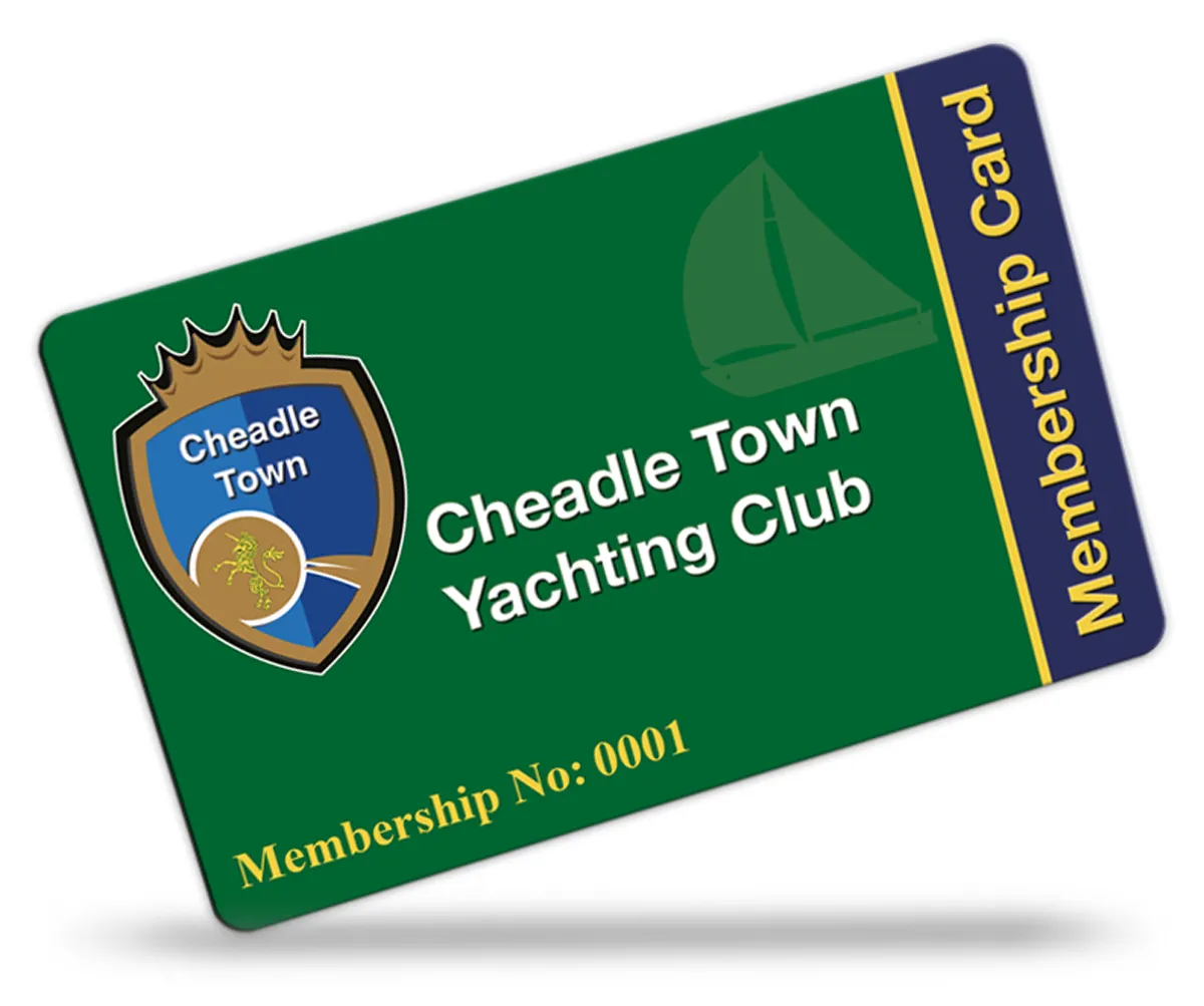 Cheadle Town Yachting Club Membership Cards