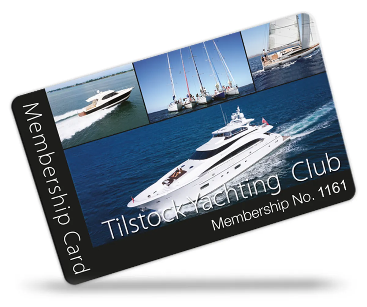 membership cards for yacht Club