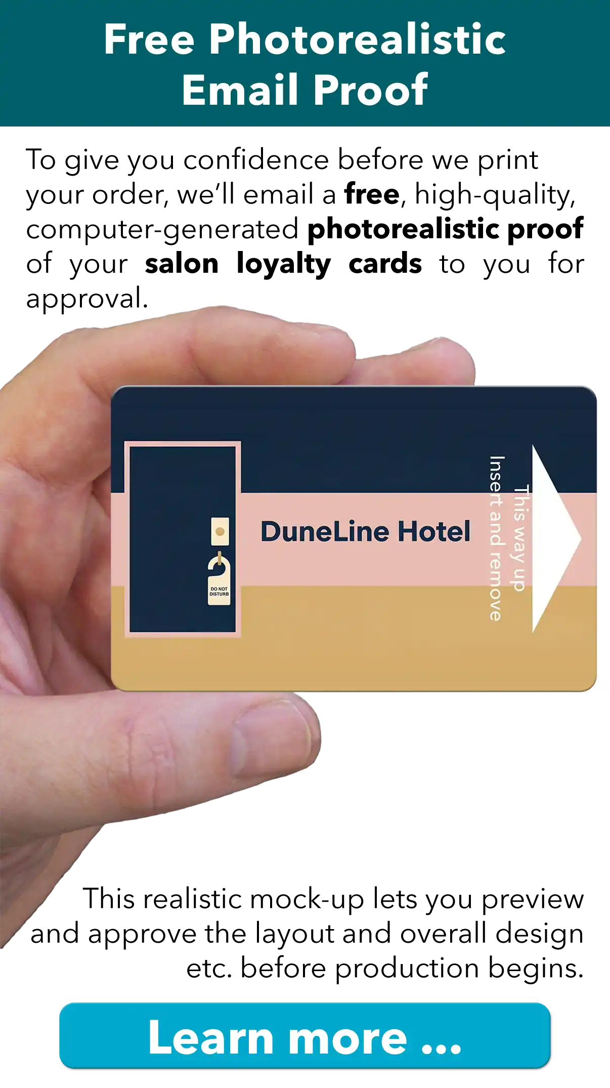 a photorealistic proof is emailed to you for approval