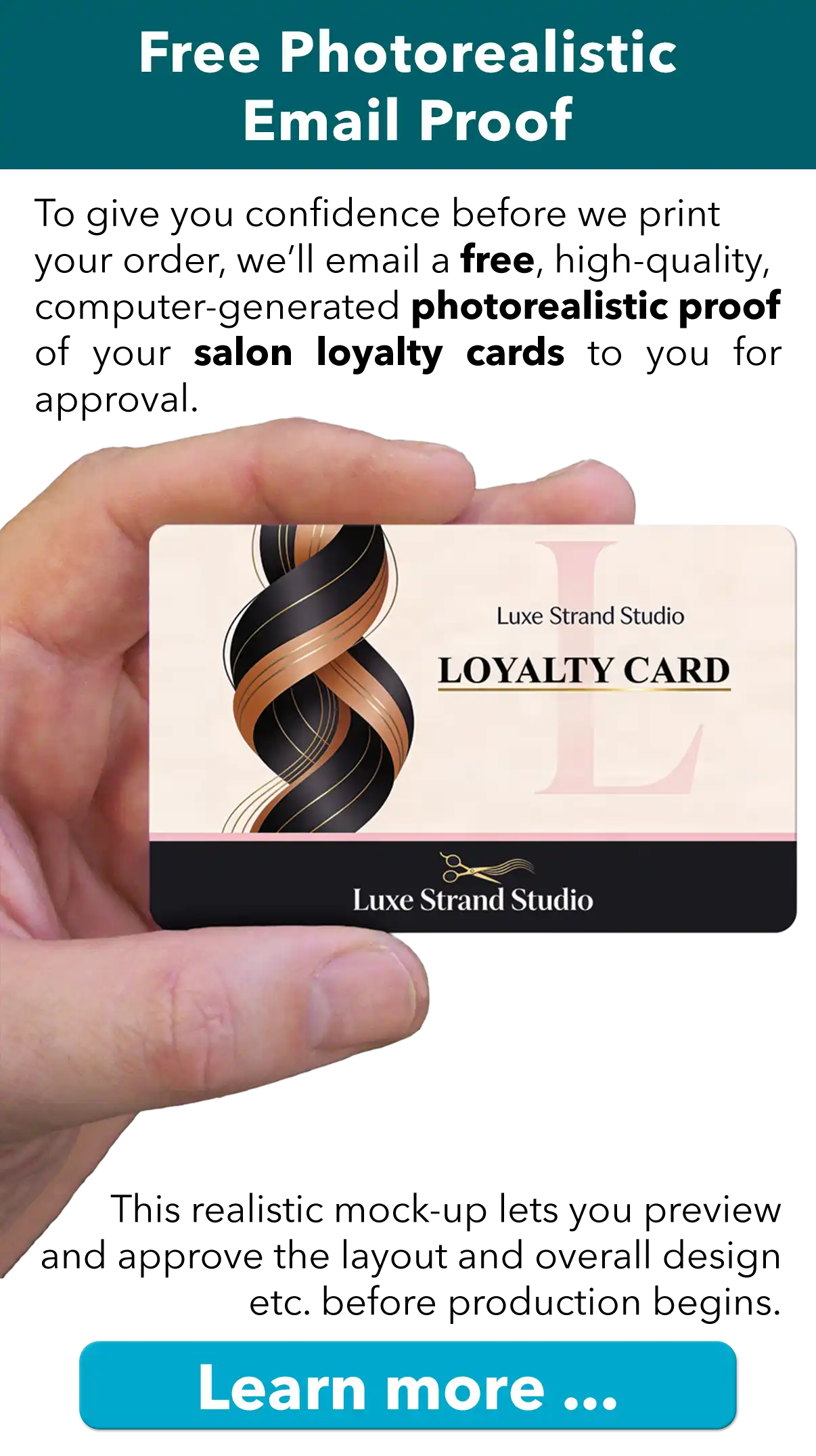 a photorealistic proof is emailed to you for approval