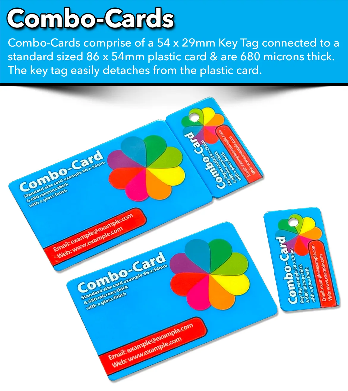 Combo-Cards printed