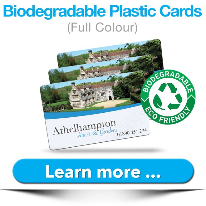 biodegradable plastic cards