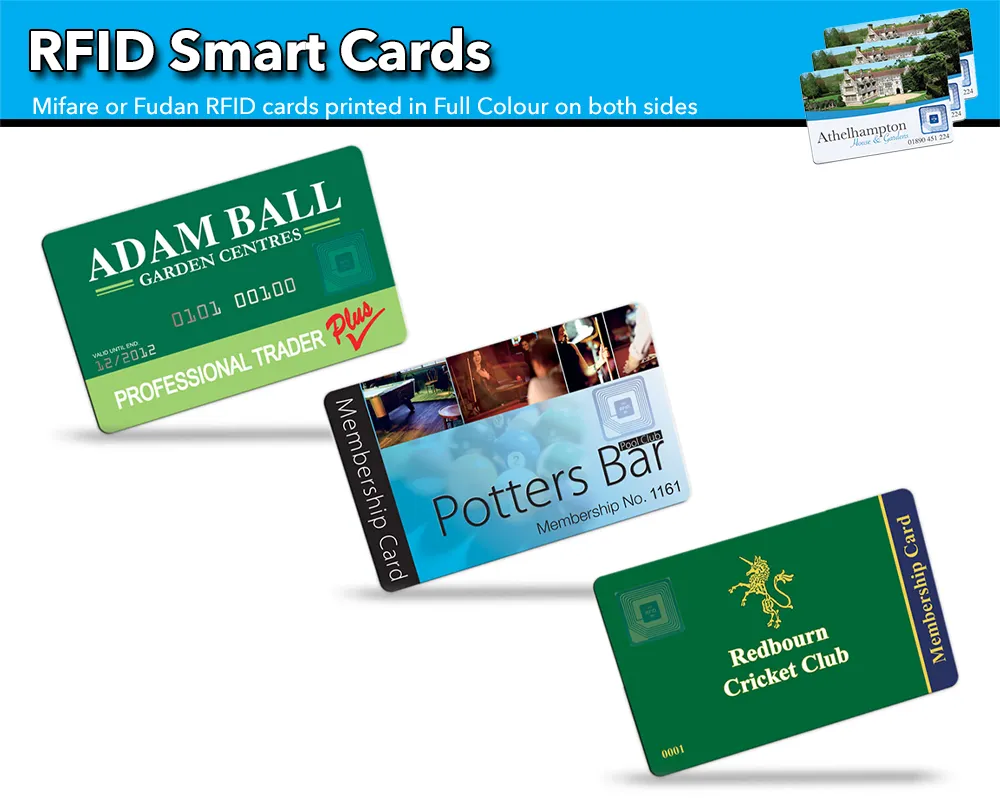 RFID Smart Cards printed