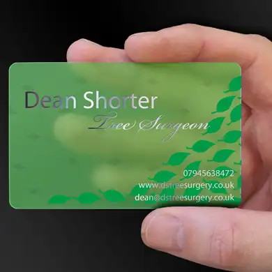 Dean Shorter - tree surgeon is design of the week